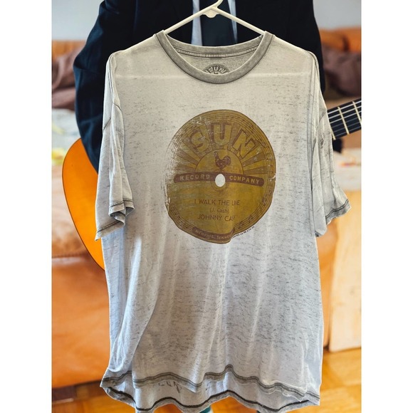 Sun Records Johnny Cash l Walk the Line SZ 2XL SS - Picture 1 of 5